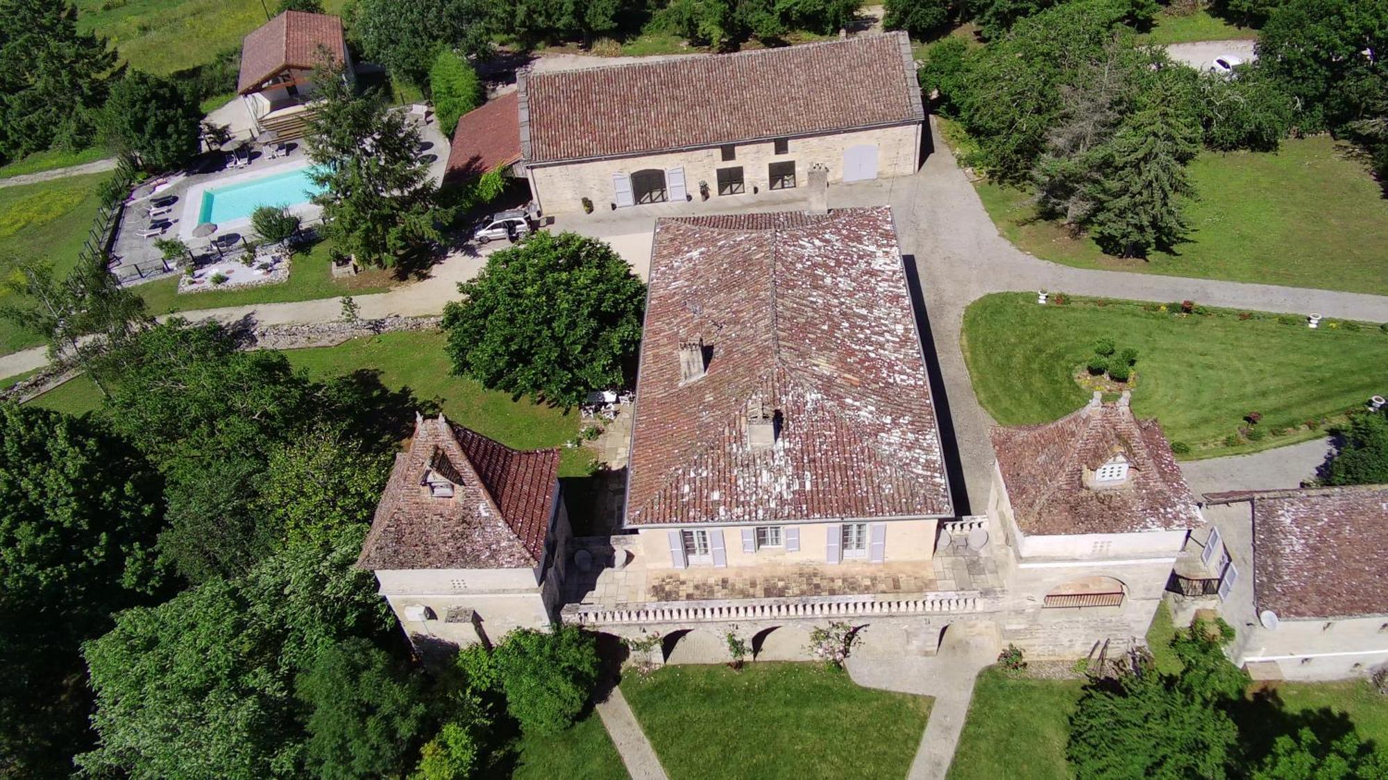 Domaine De Monplaisir Bed and Breakfast Caylus Eksteriør billede